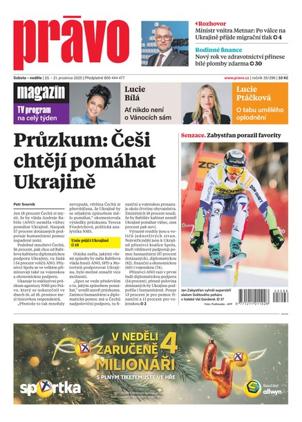 Deník Právo - 20.12.2025