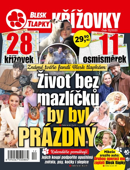  Blesk Tlapky Křížovky - 12/2025