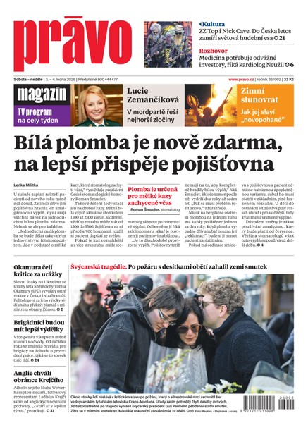 Deník Právo - 3.1.2026