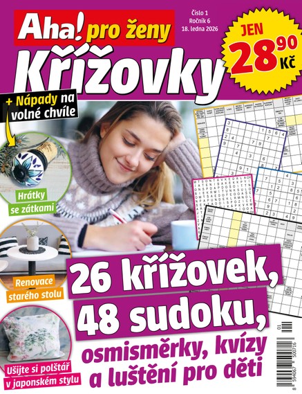 Aha! pro ženy křížovky 1/2026
