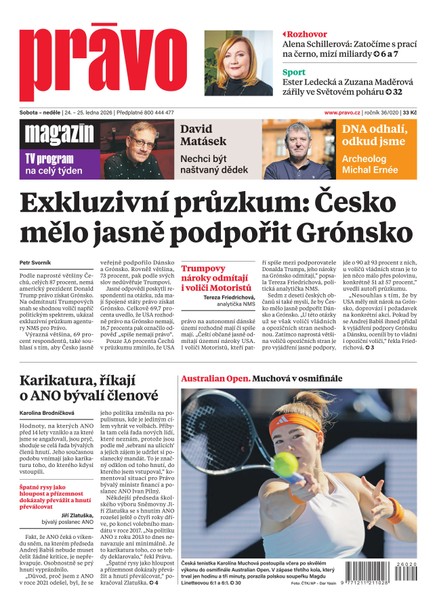 Deník Právo - 24.1.2026