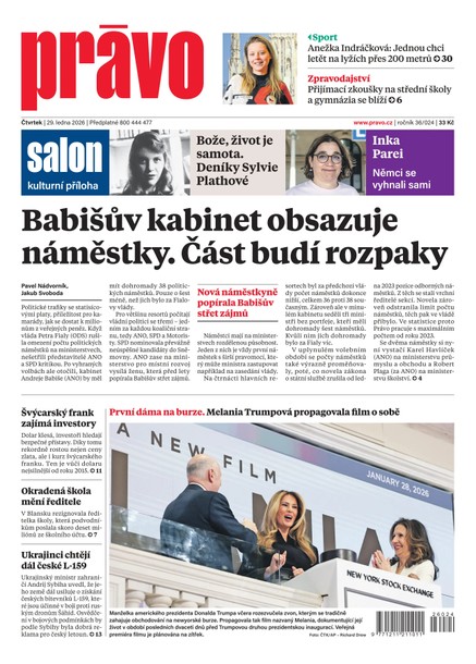 Deník Právo - 29.1.2026