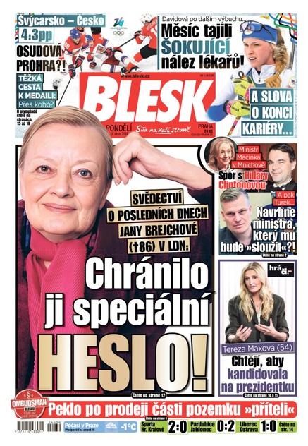 Blesk - 16.02.2026