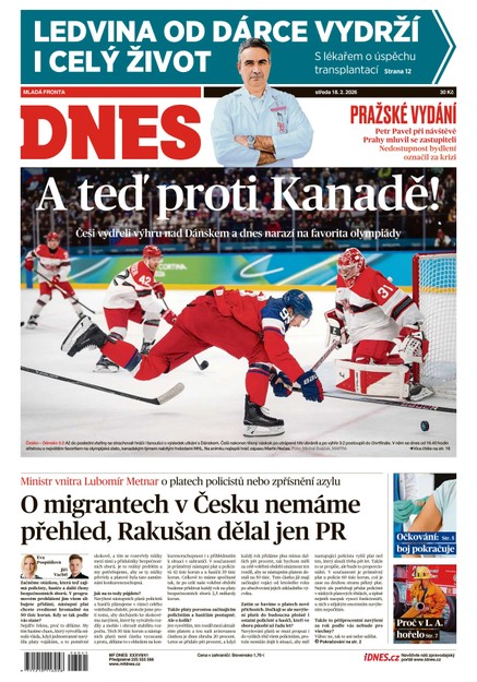 MF DNES - 18.02.2026