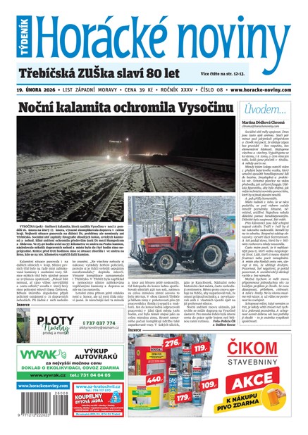 Horácké noviny 08/2026