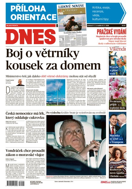 MF DNES - 21.02.2026