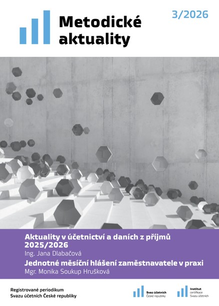 Metodické aktuality Svazu účetních č. 3/2026