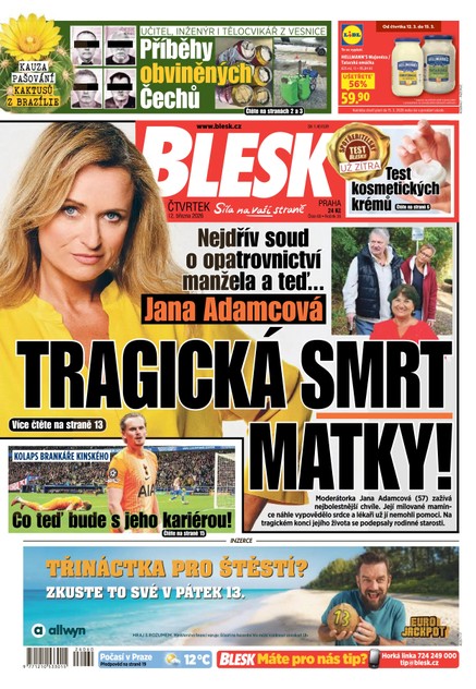 Blesk - 12.03.2026