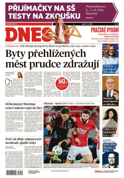MF DNES - 13.03.2026