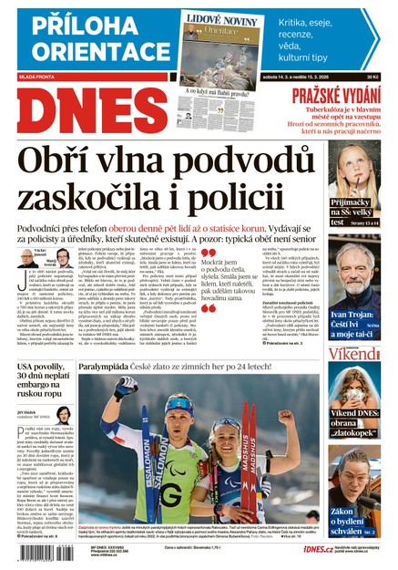 MF DNES - 14.03.2026