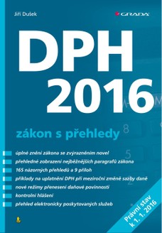 DPH 2016 - zákon s přehledy