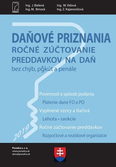 Daňové priznania 2019 + vyplnené vzory a tlačivá