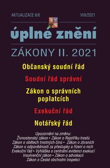 Aktualizace II/6 - Občanský soudní řád, Exekuční řád