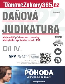 Daňová judikatura (IV.)