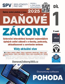 Daňové zákony 2025 XXL ProFi (Díl 1., právní stav 15. 11. 2025)