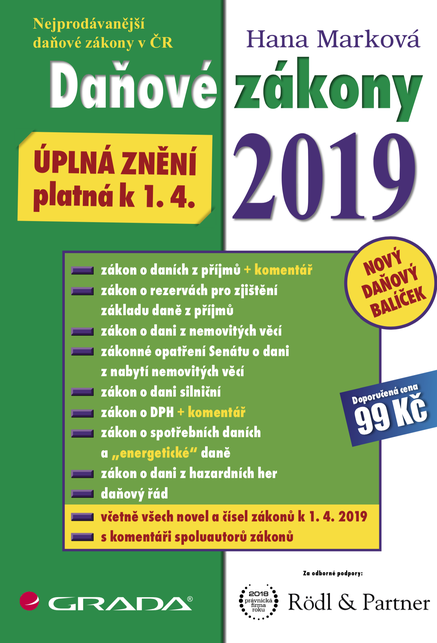 Daňové zákony 2019