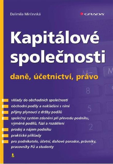 Kapitálové společnosti - daně, účetnictví, právo