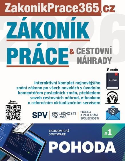 Zákoník práce a Cestovní náhrady 2026