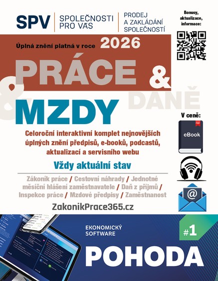 Práce & Mzdy & Daně 2026